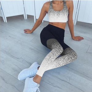 Chinese Style Printed Yoga Pants Women Sports Clothing Sport leggings Fitness Yoga Running Tights Sport Pants Compression Tights