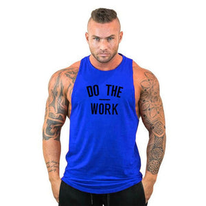 New Gyms Tank Top Summer Brand Cotton Sleeveless Shirt Casual Fashion Fitness Stringer Tank Top Men bodybuilding Clothing M-XXL