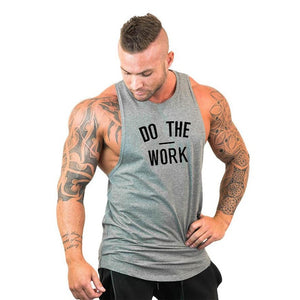 New Gyms Tank Top Summer Brand Cotton Sleeveless Shirt Casual Fashion Fitness Stringer Tank Top Men bodybuilding Clothing M-XXL