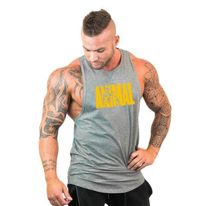 New Gyms Tank Top Summer Brand Cotton Sleeveless Shirt Casual Fashion Fitness Stringer Tank Top Men bodybuilding Clothing M-XXL