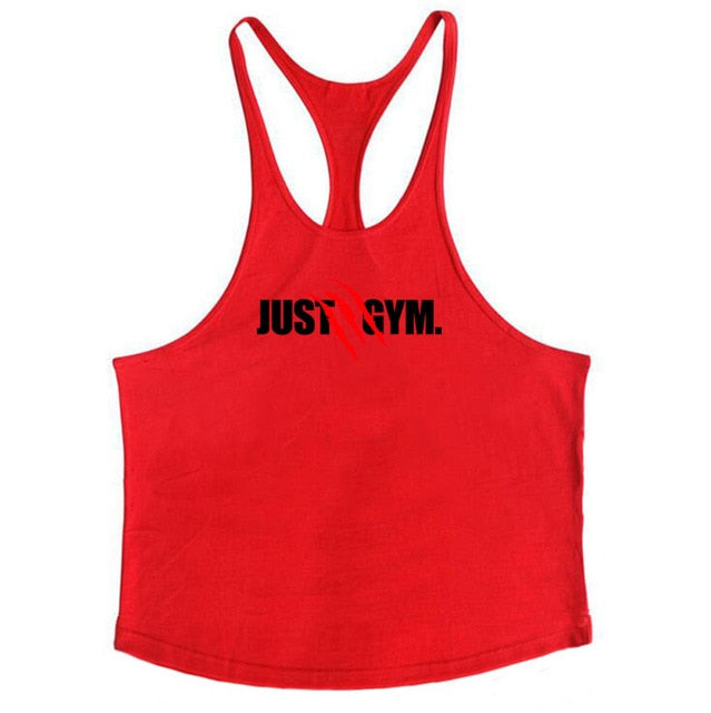 Brand Fitness Clothing Bodybuilding Singlets Tank Top Men Muscle Shirt Sportwear Vests Cotton Stringer Tops