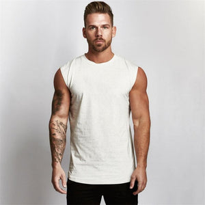 2019 Gyms Workout Sleeveless Shirt Tank Top Men Bodybuilding Clothing Fitness Mens Sportwear Vests Muscle Men Tank Tops