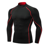 Men Sport Shirt man Gym Fitness Tight Mens Running T-shirt Basketball Jersey Sportswear Bodybuilding Musculation Gym Clothing