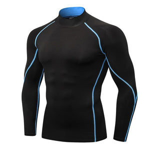 Men Sport Shirt man Gym Fitness Tight Mens Running T-shirt Basketball Jersey Sportswear Bodybuilding Musculation Gym Clothing