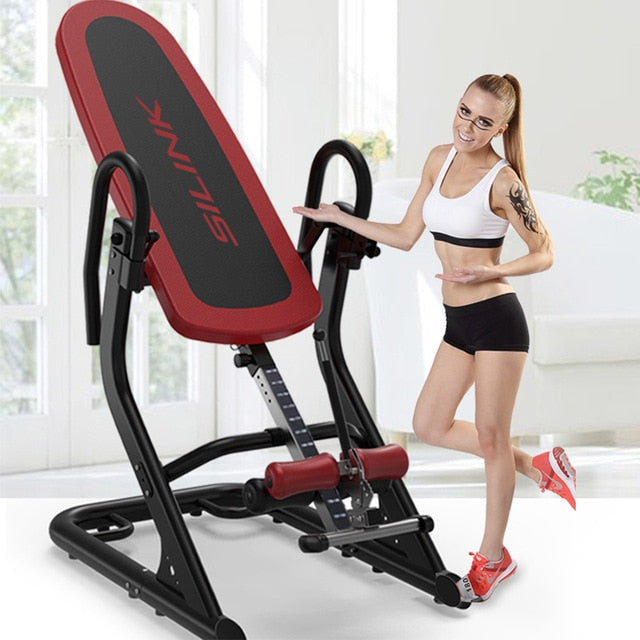 Safer Teeter Inversion Table Inverted Machine Home Intervertebral Disc Stretching Increased Lumbar Fitness Upside Down Machine