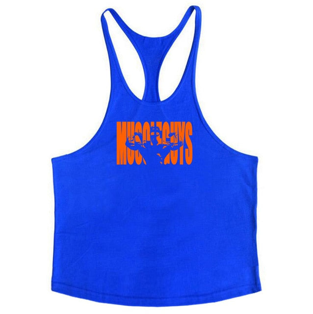 Brand Bodybuilding Stringer Tank Tops Mens Sportwear Vest Fitness Men gyms Clothing sleeveless shirts Muscle singlets