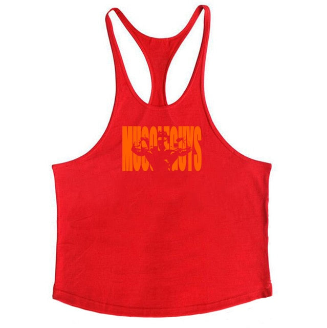 Brand Bodybuilding Stringer Tank Tops Mens Sportwear Vest Fitness Men gyms Clothing sleeveless shirts Muscle singlets