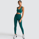 2PCS  Hyperflex Seamless Yoga Set Sportswear Sports Bra+Leggings Fitness Pants Gym Running Suit Exercise Clothing Athletic