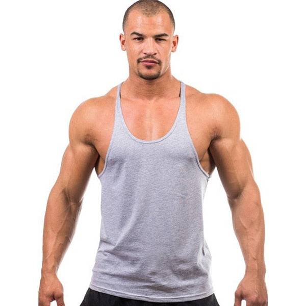 7 Colors Men Tank Top Men Stringer Tank Top Fitness Singlet Sleeveless Shirt Workout Man Undershirt Clothing New