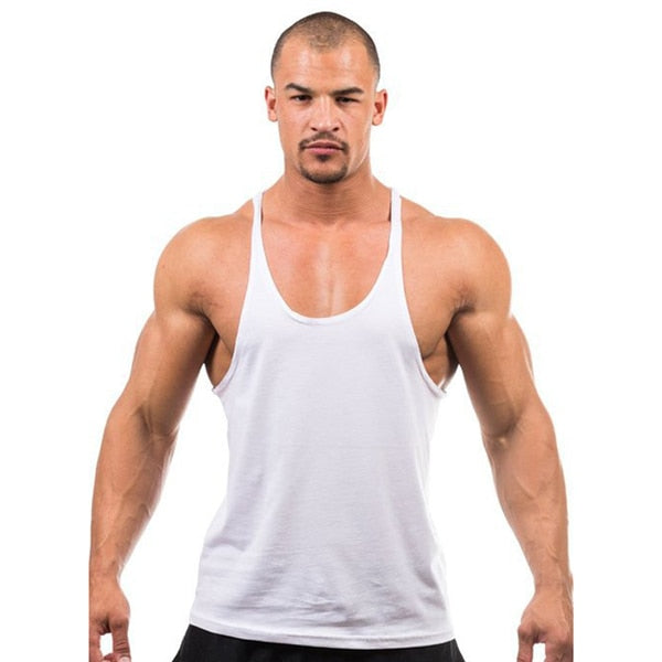 7 Colors Men Tank Top Men Stringer Tank Top Fitness Singlet Sleeveless Shirt Workout Man Undershirt Clothing New