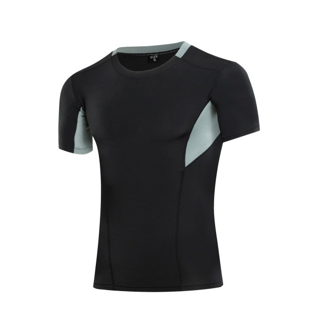 Clearance Sale Compression Men T-shirts workout Sports Running T-shirt Short Sleeve Jogger Tshirt Fitness Exercise Gym Clothing