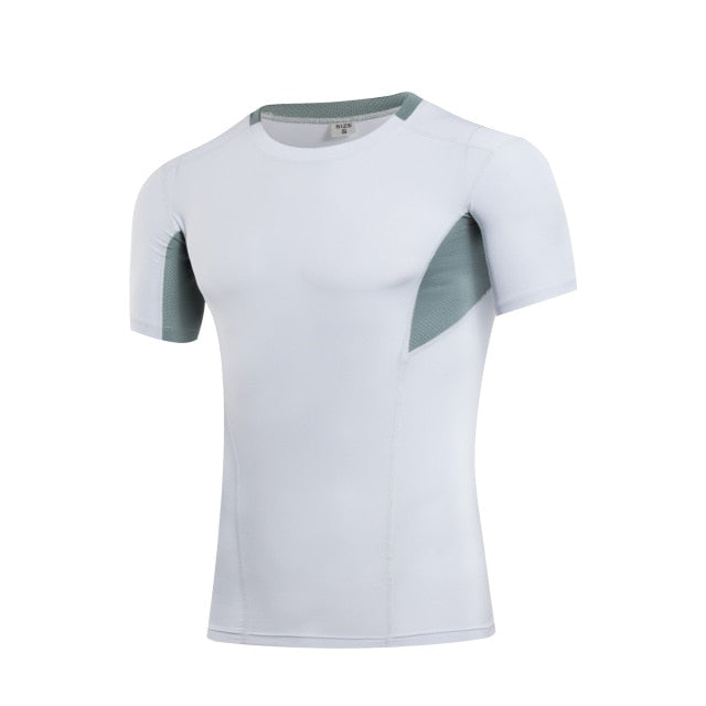 Clearance Sale Compression Men T-shirts workout Sports Running T-shirt Short Sleeve Jogger Tshirt Fitness Exercise Gym Clothing