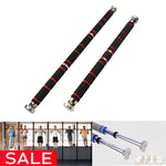 200kg Adjustable Door Horizontal Bars Exercise Home Workout Gym Chin Up Pull Up Training Bar Sport Fitness Equipments