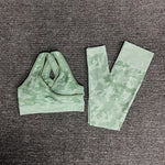 Camouflage Seamless Yoga Suit Yoga bra sports suits Gym Fitness Clothing   fitness pants exercise + long sleeve clothing women