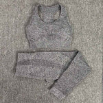 Seamless Gym Clothing Women Gym Yoga Set Fitness Workout Sets Yoga Top And Athletic Legging Women's Sportswear Suit