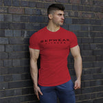 2020 New summer shirt cotton gym fitness men t-shirt brand clothing Sports t shirt male print short sleeve Running t shirt