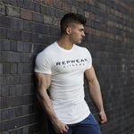 2020 New summer shirt cotton gym fitness men t-shirt brand clothing Sports t shirt male print short sleeve Running t shirt