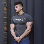 2020 New summer shirt cotton gym fitness men t-shirt brand clothing Sports t shirt male print short sleeve Running t shirt