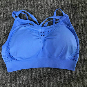 Sexy Sports Suits Seamless Yoga Set Women Fitness Clothing Sportswear Woman Gym Leggings Padded Push-up Sports Bra 1728/1788