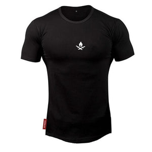 2020 New brand Clothing fitness Running t shirt men O-neck t-shirt cotton bodybuilding Sport shirts tops gym men t shirt