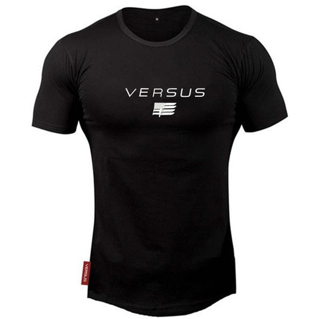 2020 New brand Clothing fitness Running t shirt men O-neck t-shirt cotton bodybuilding Sport shirts tops gym men t shirt