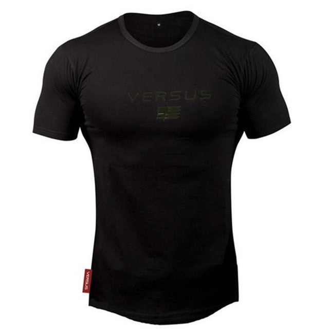 2020 New brand Clothing fitness Running t shirt men O-neck t-shirt cotton bodybuilding Sport shirts tops gym men t shirt