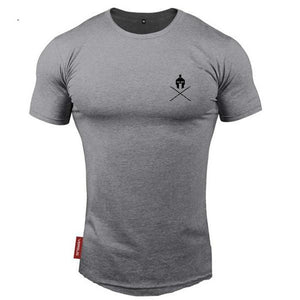 2020 New brand Clothing fitness Running t shirt men O-neck t-shirt cotton bodybuilding Sport shirts tops gym men t shirt