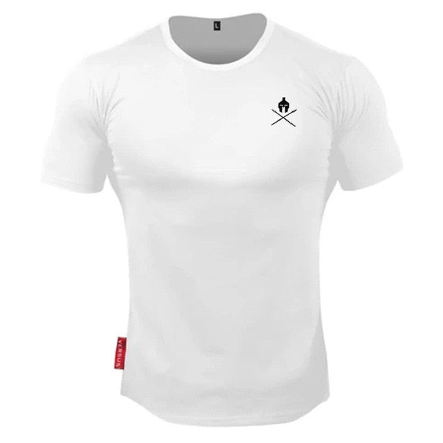 2020 New brand Clothing fitness Running t shirt men O-neck t-shirt cotton bodybuilding Sport shirts tops gym men t shirt